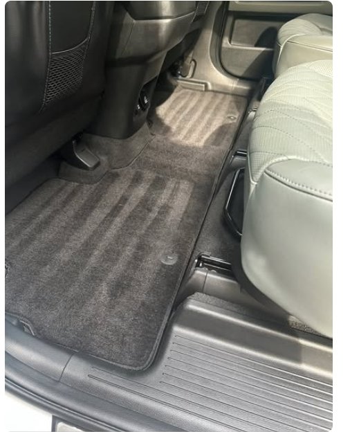 Car interior after detailing